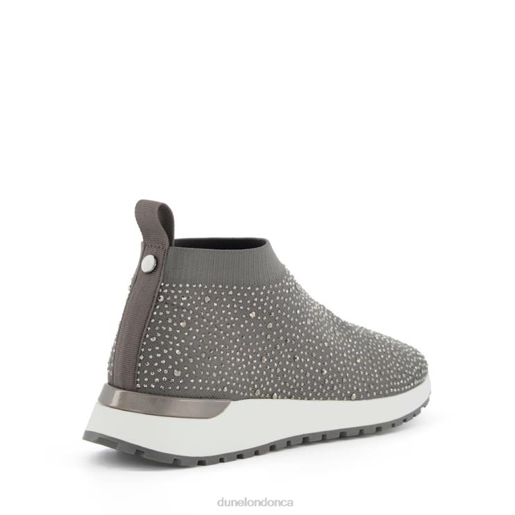 Dune London Element Women Sock Style Trainers Grey 2Z0DB670
