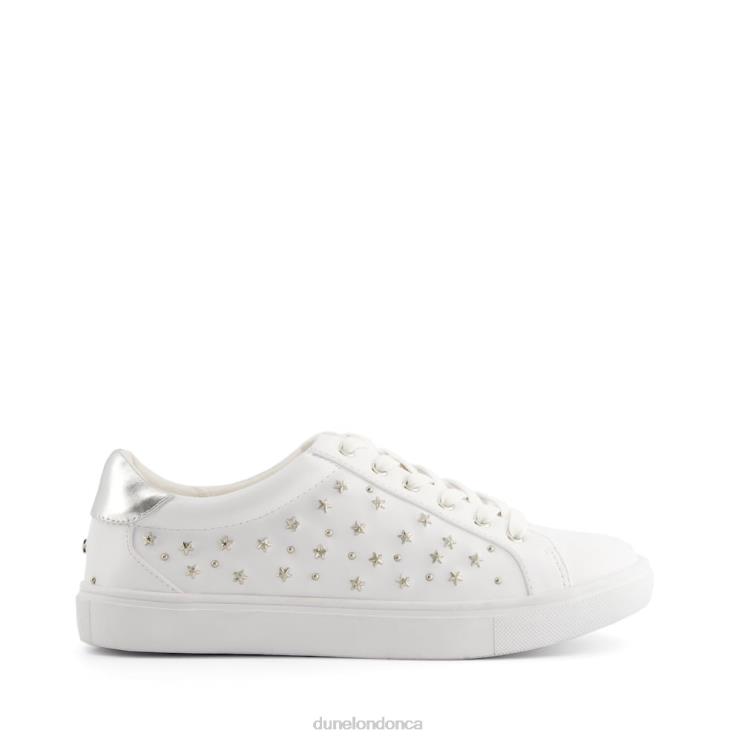Dune London Express Women Star Embellished Trainers White 2Z0DB666