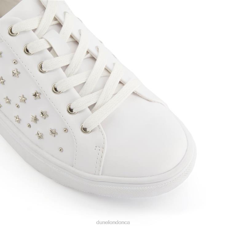 Dune London Express Women Star Embellished Trainers White 2Z0DB666